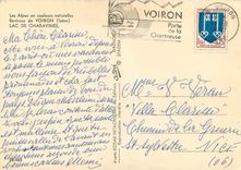 CPSM Les Alpes en couleurs naturelles Environs de Voiron (Isere) Lac de Charavines