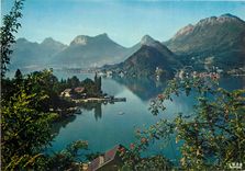 CPSM Lac d'Annecy Baie de Talloires et presqu'il de Duingt