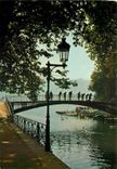 CPSM Annecy (Haute Savoie) Le pont des Amours