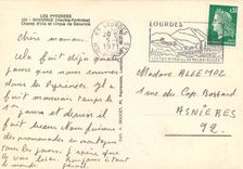 CPSM Les Pyrenees Gavarnie (Hautes Pyrenees) Champ d'Iris et cirque de Gavarnie