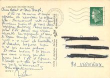 CPSM Cascade en Montagne