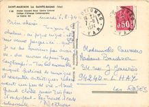 CPSM Sainte Maximin La Sainte Baume Ancien Couvent Royal Contre Culturel College d'Echange contempor