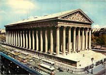 CPSM Paris L'eglise de la Madeleine