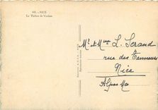 CPSM Nice le Theatre de Verdure