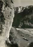 CPSM Gorges du Tarn (Lozere) Les Barques a la Sortie des Detroits