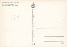 CPSM La Grande Motte La Ville de l'An 2000 Vue d'ensemble et la Plage