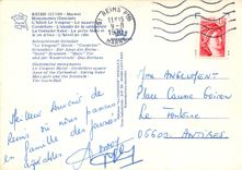 CPSM Reims (Marne) Monument illumines l'hotel le Vergeur