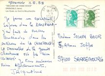 CPSM Grenoble (Isere) Les Quais au fond le Moucherotte