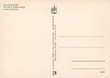 CPSM Agde La ville La Statue d'Agathe le buste de Claude Terrisse