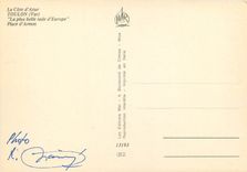 CPSM La Cote d'Azur Toulon La plus belle rade d'Europe Place d'Armes