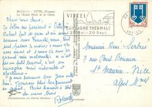 CPSM Vittel (Vosges) Le Grand Hotel et le Ceren