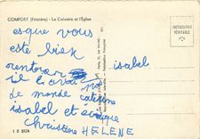 CPSM Comfort (Finistere) Le Calvaire et l'eglise