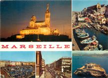 CPSM Le Carrefour du Monde Marseille