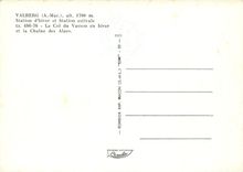 CPSM Valbeg (A Mar) alt 1700 m Station d'Hiver et Station estivale le col du Vasson en hiver et la C