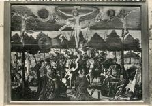 CPSM Fontevrault l'Abbaye (M et L) Eglise St Michel (Mon Hist) la Crucifixion d'E Dumonstier (XVIe s