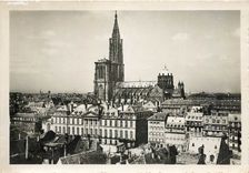 CPSM Strasbourg Blivk auf Muncter