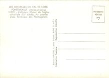 CPSM Fontevrault (Maine et Loire) L'abbaye choeur de l'eglise abbatiale (XIIe s)