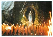 CPSM Lourdes La Grotte Miraculeuse