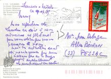 CPSM Lourdes La Grotte Miraculeuse