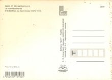 CPSM Paris et ses Merveilles la butte Montmartre et la basilique du Sacre Coeur (1876 1910)