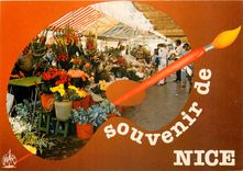 CPSM La Cote d'Azur Nice Le Marche aux Fleurs