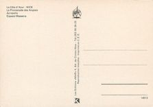 CPSM La Cote d'Azur Nice La Promenade des Anglais Acropolis Espace Massena