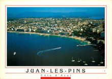 CPSM La Cote d'Azur Juan les Pins au lever du soleil