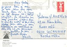 CPSM Hautes Pyrenees Env de Cauterets la Cascade de Lutour (Site Classe)