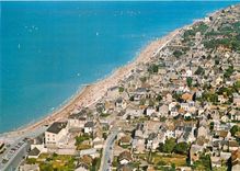 CPSM Saint Aubin sur mer (Calvados) Vue generale