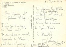 CPSM Paris Le Parc Montsoutis