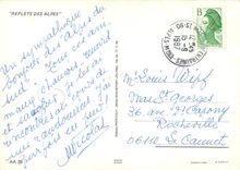 CPSM Reflets des Alpes