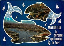 CPSM Marseille le Carrefour du Monde