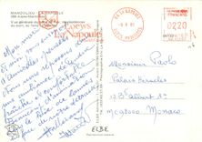 CPSM Mandelieu La Napoule (Alpes Mmes) Vue generale du bord de mer les residences du port au fond l'