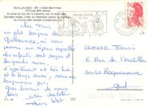 CPSM Guillaumes A Mme alt 800 m au pieds du col de la Cayolle sur la route des Grande Alpes