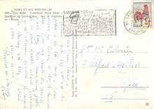 CPSM Paris et ses Merveilles Tour Eiffel Cathedrale N D