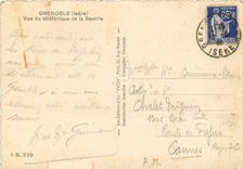 CPSM Grenoble (Isere) Vue du Teleferique de la Bastille