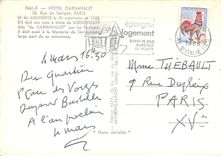 CPSM Hotel Carnavalet Rue de Sevigne Paris