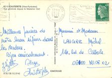 CPSM Cauterets (Htes Pyrenees) vue generale depuis le Mamelon Vert