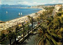 CPSM Les Merveilleux de la Cote d'Azur Cannes (A M) Vue generale de la nouvelle Croisette