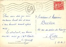 CPSM Lyon Perspective des Ponts sur la Saone