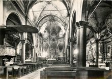 CPSM Les Alpes Mmes Tende (alt 815 m) Interieur de l'Eglise