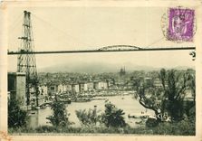 CPSM Marseille Le Pont Transbordeur