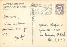 CPSM Massif de Belledonne la route pittoresque du Pre de l'Arc