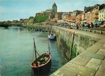 CPSM Le Treport (Seine Mmes) Vue d'ensemble du Quai