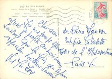 CPSM La Cote Basque Biarritz Rocher de la Vierge St Esprit