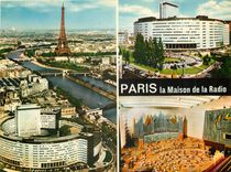 CPSM Paris La maison de la Radio