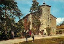 CPSM au Pays des Cadets de gasgogne Lupiac (Gers) Chateau de Laplagne (XVIe s