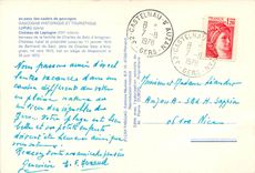 CPSM au Pays des Cadets de gasgogne Lupiac (Gers) Chateau de Laplagne (XVIe s