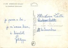 CPSM Bordeaux (Gironde) la cathedrale Saint Andre