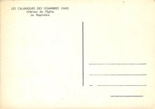 CPSM Les Calanques des Issambres (Var) Interieur de l'Eglise Le Baptistere